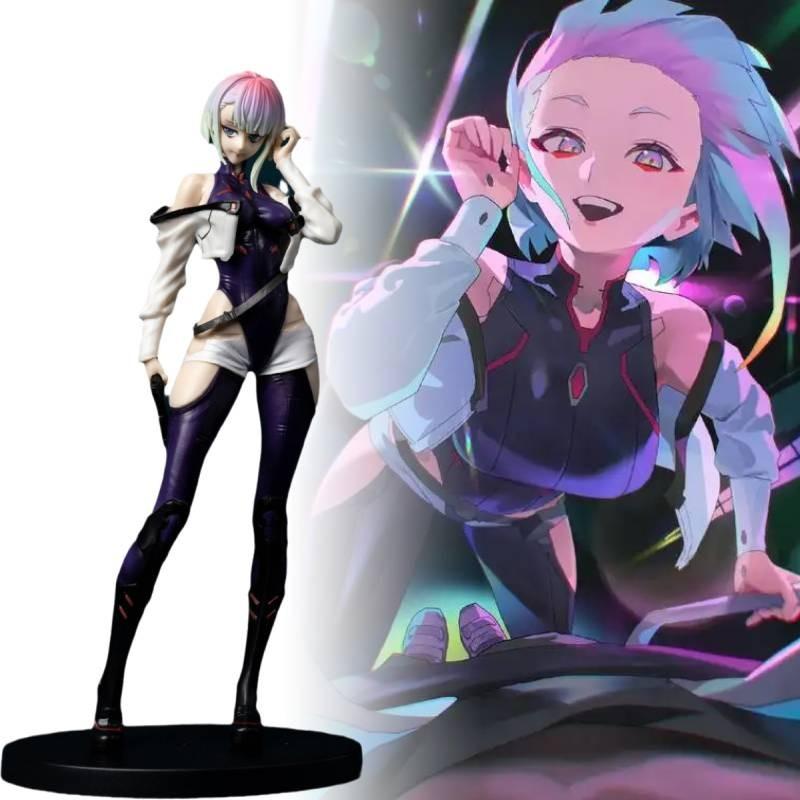 Edgerunners Cyberpunk Lucyna Kushinada Figurine Pc Game Model Ornament Gift Toy