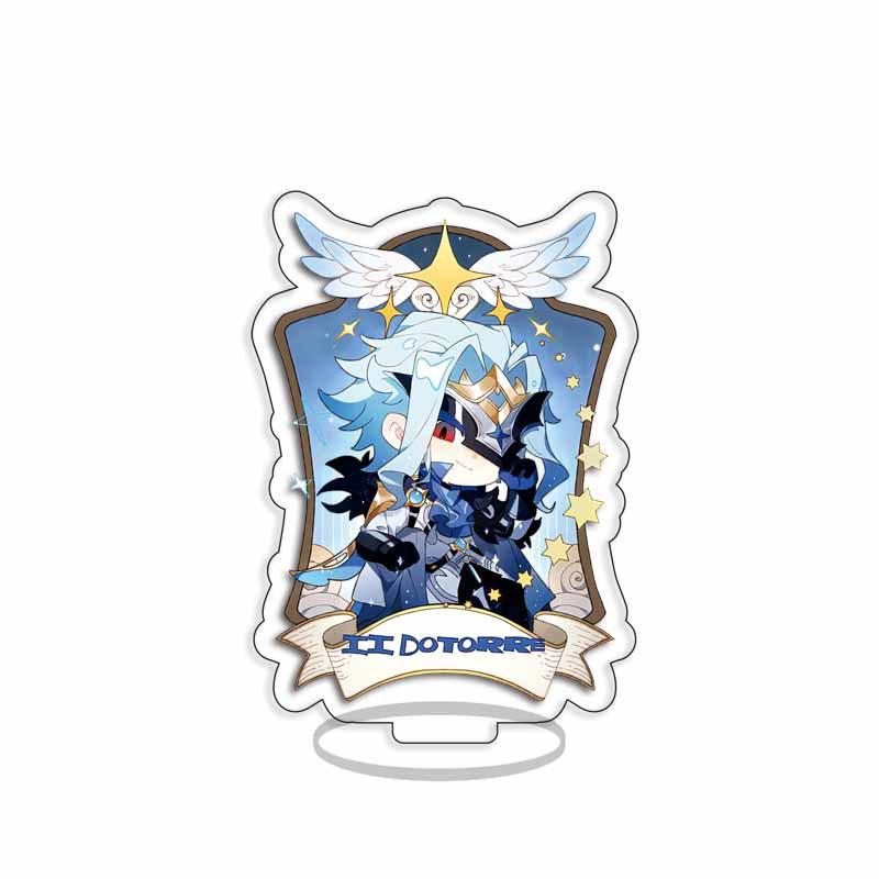 Portachiavi Acrilico Genshin Impact Merchandising Ufficiale Disponibile Ora Personaggi Furina Lyney Neuvillette Accessori Qualità Premium