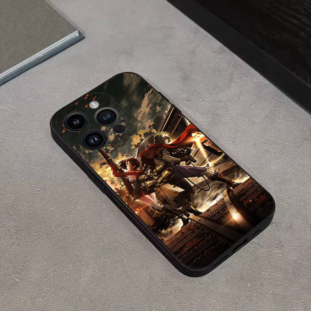 K-Kabaneri Iron Fortress Phone Case For iPhone 17,16,15,14,13,12,11 Plus,Pro Max,XS,X,XR,SE,Mini,8,7,Soft Silicone Black Cover