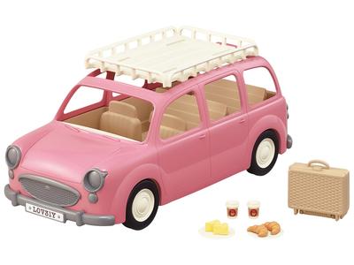 Sylvanian Families Fahrzeug Picknick ST Mark Alter 3 und Spielzeug Sylvanian Epoche „Volle Kapazität!“ Wagen" V-06 Zertifiziert, Hoch, Puppenhaus, Familien,