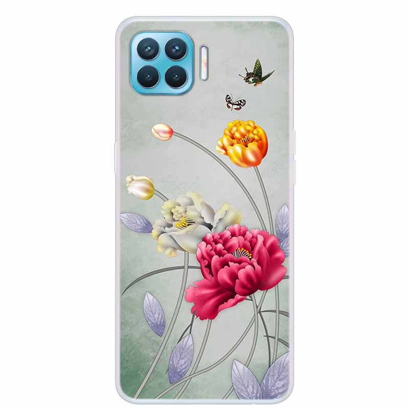 For OPPO Reno4 Lite Case Reno5 Lite Shockproof Soft silicone TPU Back Cover For OPPO Reno 5 4 Lite Phone Cases Case Cute Cartoon