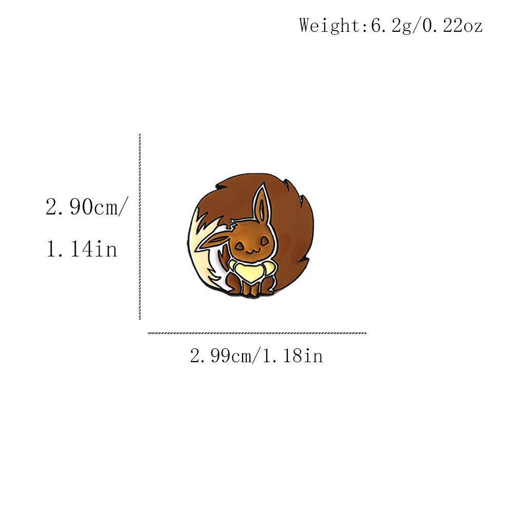 Милая брошь Иви (много форм) Покемон Аниме значок