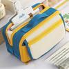 Desktop Storage Pencil Case Zipper Stationery Storage Bag Simple Pencil Pouch  Men