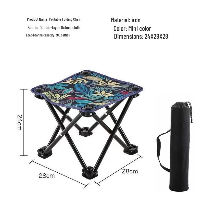 Faltbarer tragbarer Hocker für den Außen- und Heimgebrauch