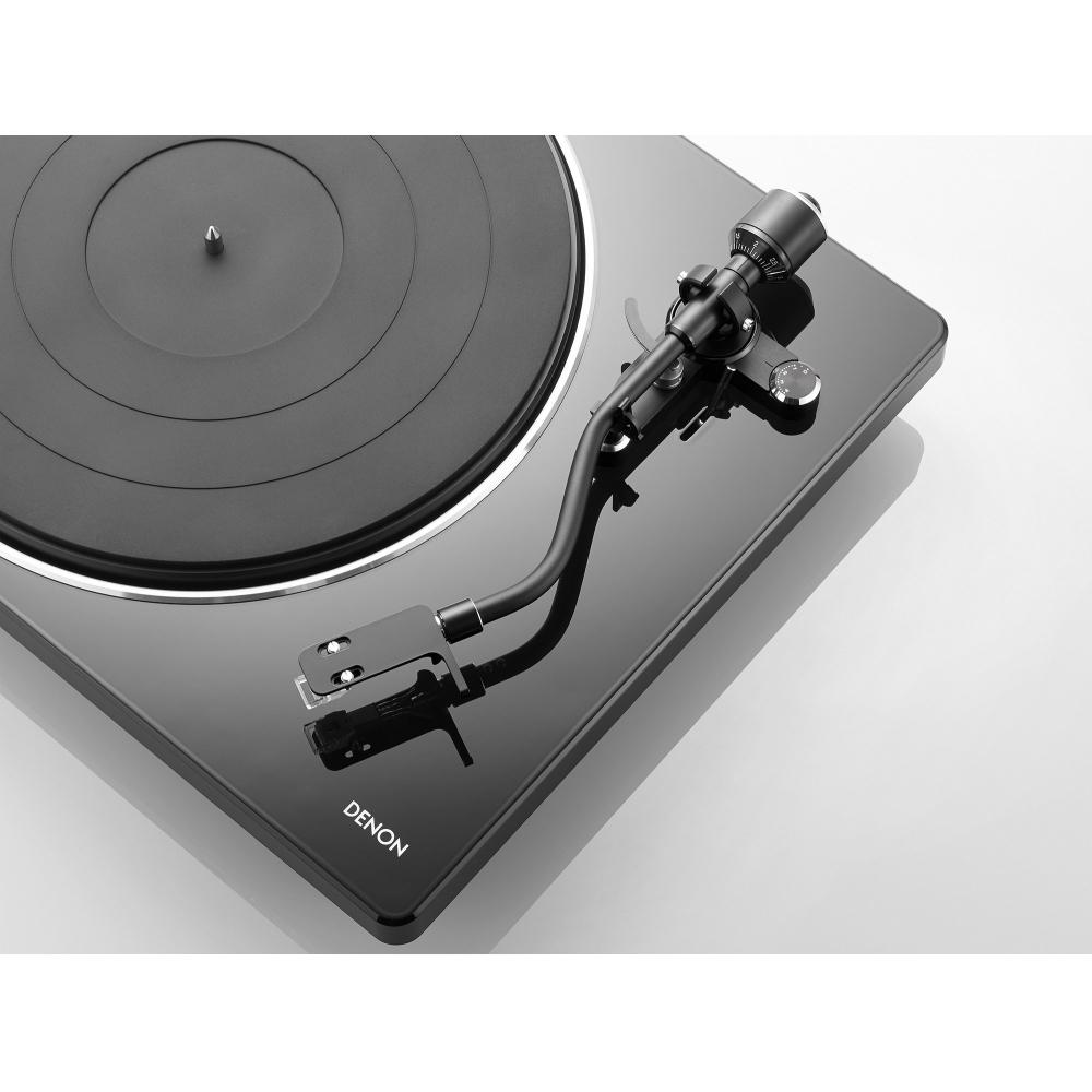 Denon Denon DP-400 MM Cartridge Compatible Phono Equalizer Equipped Authentic Manual Record Player Black DP-400-BKEM
