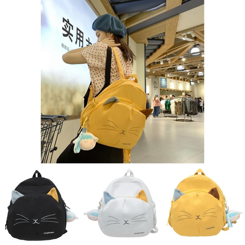 Adorable Soft Girls' School Backpack With Cartoon Design Perfect For Kindergarten Use