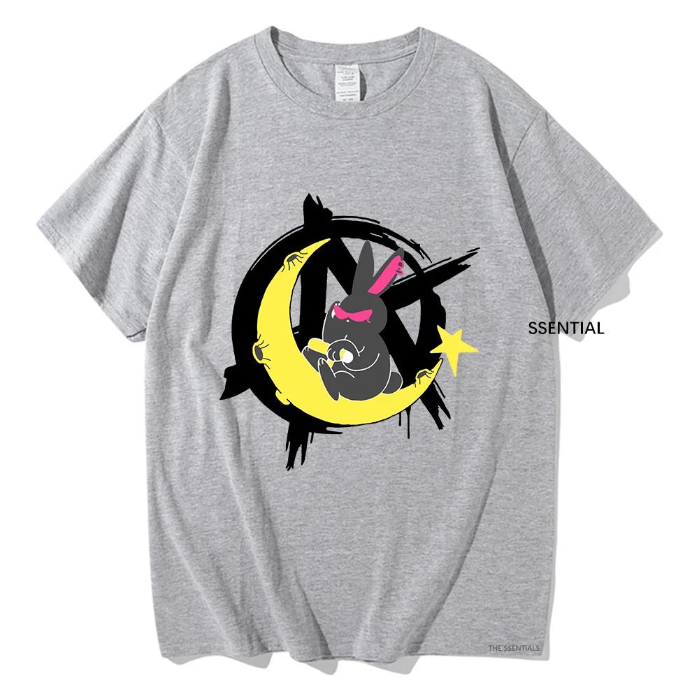 

Ateez Crazy Form Кролик Мито Луна Футболки Каваи МужскиеЖенские Эстетичная Футболка Унисекс Хлопковые Футболки Высокого Качества Винтажная Одежда S