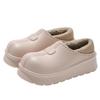 Bag Heel Waterproof Cotton Shoes Thick Sole Winter Home Warmth Non-slip Indoor Household Cotton Slippers External Wear