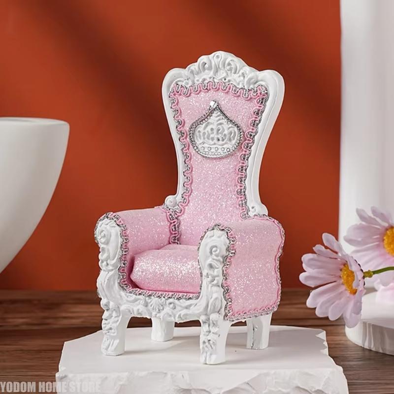 16cm Mini Handmade Sofa for OB11 Doll Jewelry Display Stand Kawaii Dollhouse Accessories Desk Home Decr Gift