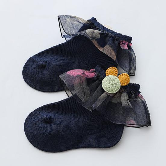 1 pár elastických pohodlných kojeneckých ponožek Bavlna Praktické hřejivé dětské ponožky na zimu
