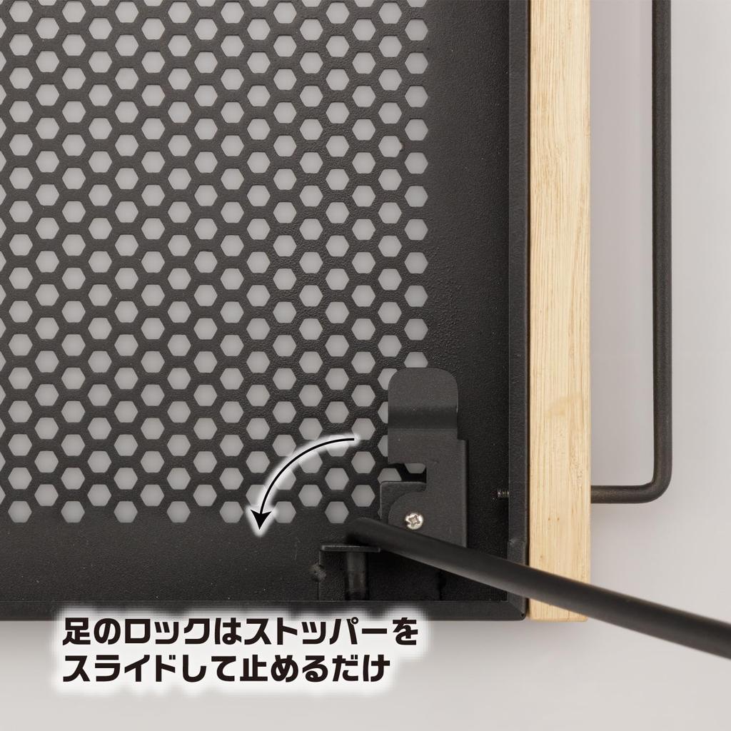 BUNDOK IR Table II Camping/Outdoor Table, Folding, Heat-Resistant Steel, BD-166