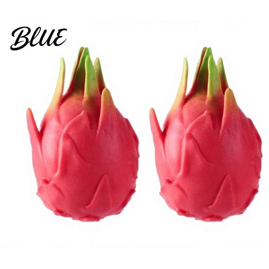 Dragon Fruit Stress Toy 1/2Pcs Simulation Squeeze Relief Dragonfruit Sensory Ball Soft Stretchy Shape Home Office Desk Reliever