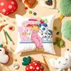 Strawberry S-Shortcake Girl Cushion Cover Plush Fabric Soft Double-Sided Printed Sofa Warm Winter Home Gift Pillow Cover