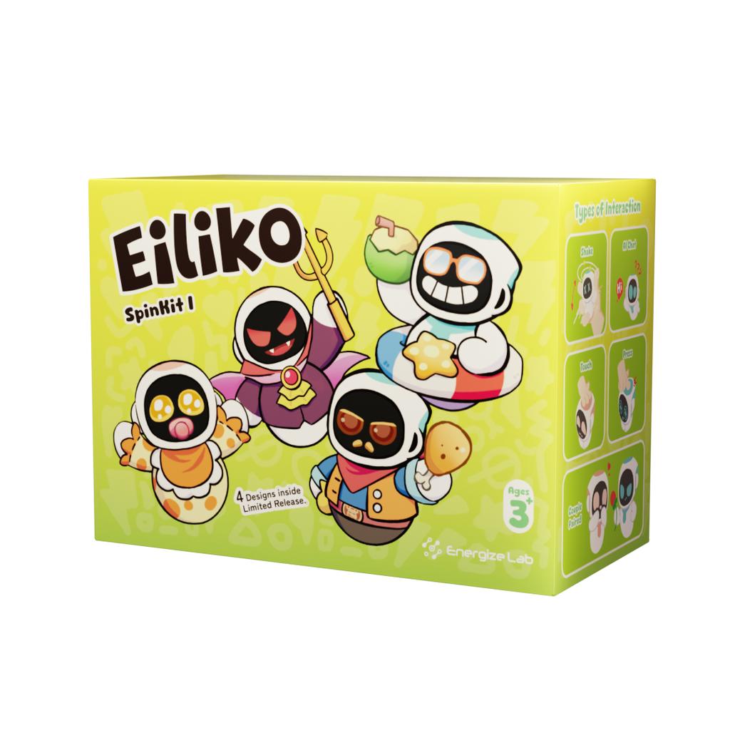 ENERGIZE LAB Eiliko Aquamarine Your Tiny AI Charm Robot That Matches Every Daily Outfit,Fun Electronic Pendant Toys,for Couples