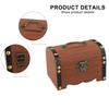 Lock And Key Piggy Bank Wooden Money Box Elegant Design Fundraising Tool