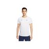 Nike Rafa Challenger Comoda Moda Casual Versatile Maglietta da Tennis Uomo Bianco Finn-Blu DV2888-101