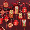 New Year Decorations Spring Festival Hanging Ornaments Plants Lantern Bonsai Pendant Home Supplies