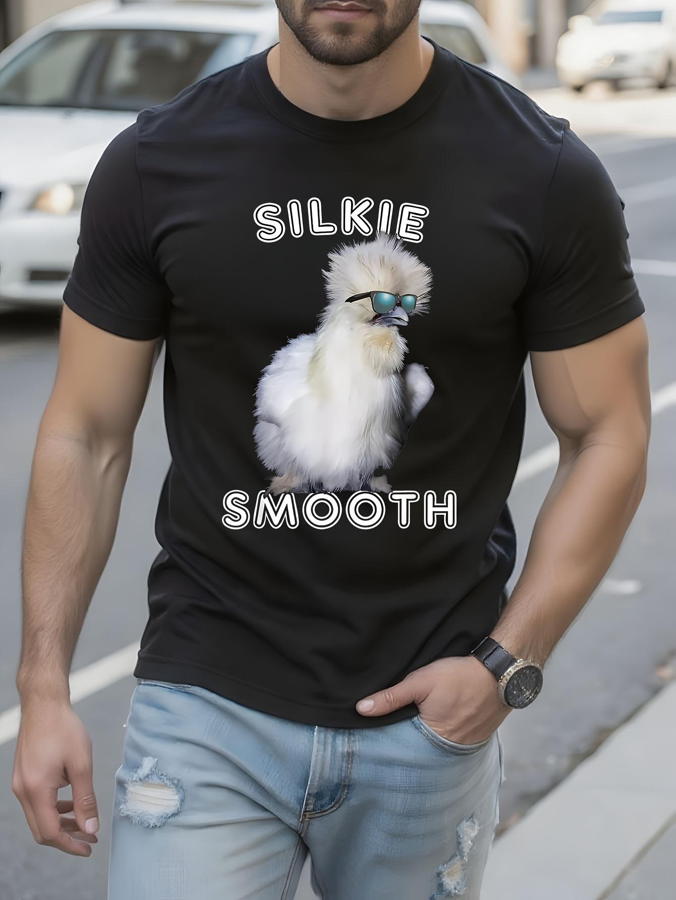 Silkie Chicken Lover Graphic Tshirt Graphic Tshirt - Smoo... XL