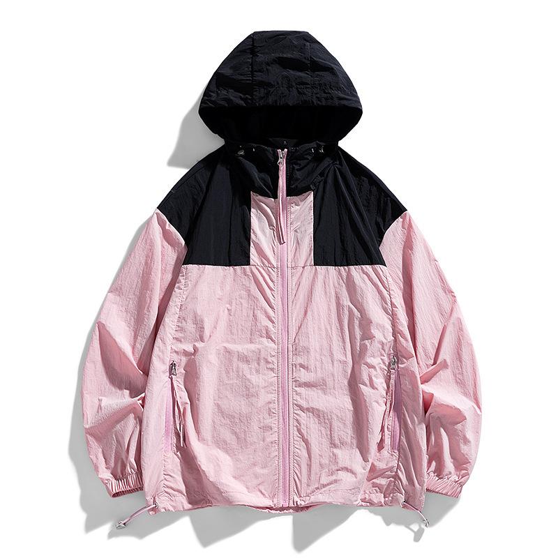 Sommer Paar Sonnenschutz Kleidung Kapuzenjacke Herren und Damen Outdoor Angelbekleidung Hautkleidung