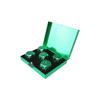 Aluminum Alloy Square Boxed Dice for Casual Entertainment and Dining