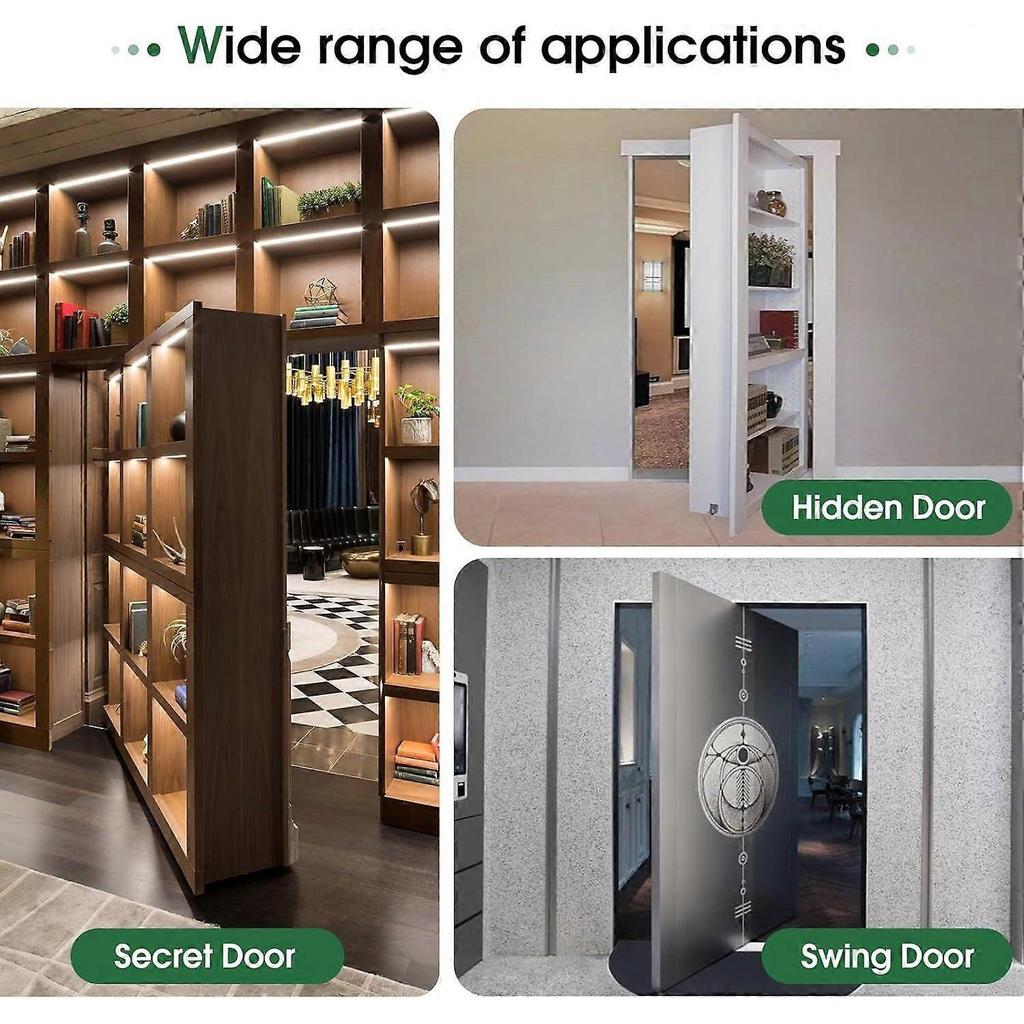 2025 Latest Model  Door Hinges,Hidden Door Hardware Stainless Steel,360 Degree