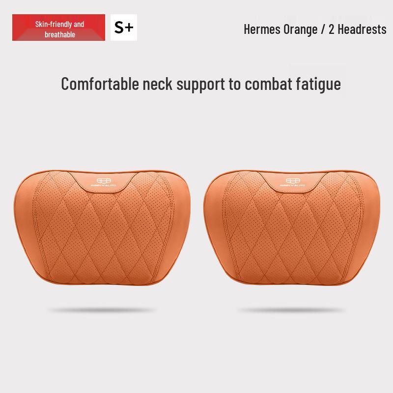 Geely Car Headrest & Lumbar Support Cushion for Xingyue L, Boyue, Binyue, Vision X3, X6, Haoyue, ICON, Emgrand S