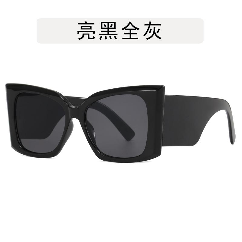European American Fashion Women's Sunglasses Cat Eye Shape Wide Leg Man Sun Glasses Vintage Retro Female Sunglass