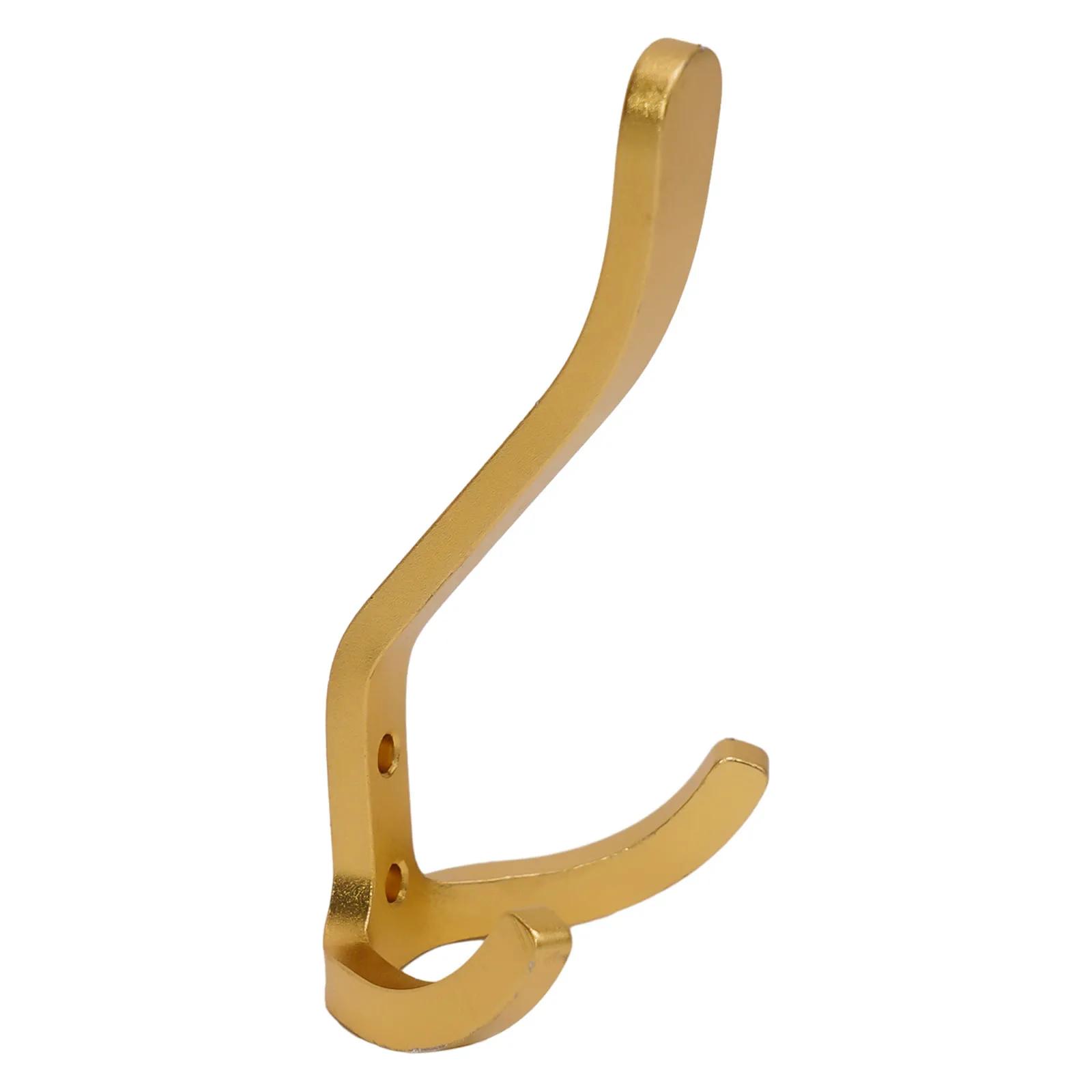 

Настенный крючок для полотенец, вешалка для одежды, крючок для пальто, вешалка для халата, вешалка для спальни, вешалка для ванной, вешалка для сумки, ключей, шляпы, металлические крючки золотой