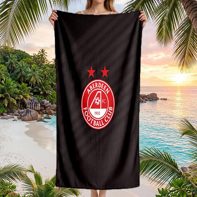 Toalla de Playa de Secado Rápido con Estampado del Aberdeen FC Microfibra Absorbente Portátil de Viaje Toalla de Natación