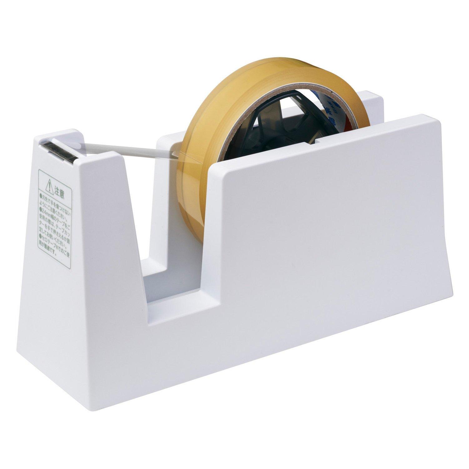 

Nichiban Tape Dispenser Straight Cut Edge Design for White Stand, Business, TC-CBE5,