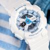 Casio watch series-GABA bomb disposal expert, dual display, quartz movement, resin strap, Japanese and Korean watch, same GA-100CF-1A9&BA-110BE-7A