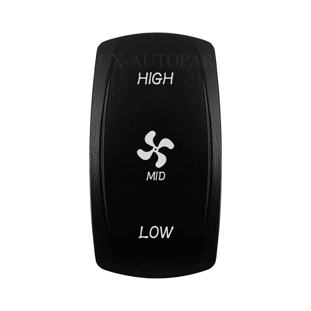 Laser-Engravable Rocker Switch Cap (No Body) - Switch Actuator Cover Replacement for 12V 24V Car Boat ATV Carling ARB Narva