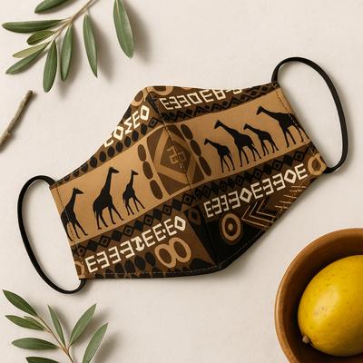 Cloth Face Mask, Adult African Tribal