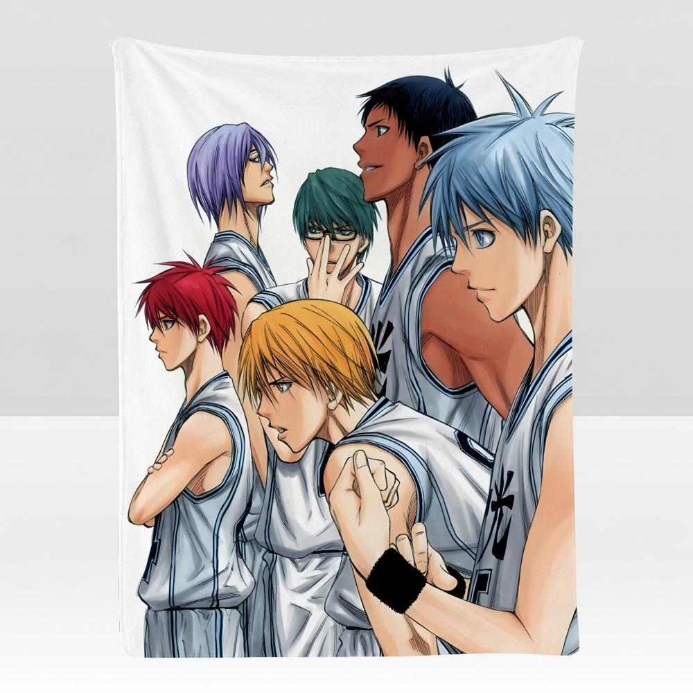 anime KKuroko BBasketball Throw Soft Flannel Blanket for Bed Bedroom Sofa Picnic Throw Skinfriendly Breathable Gift Cover