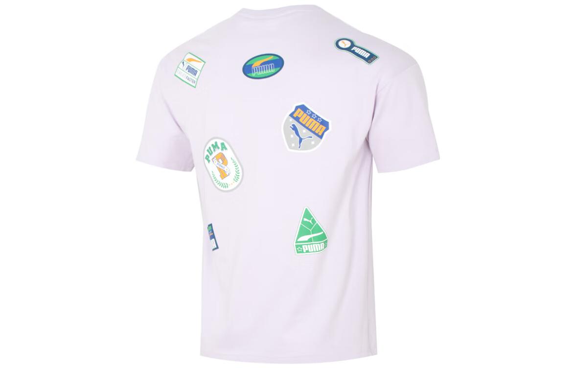 PUMA T Shirt Unisex Light Purple 623249-17 L