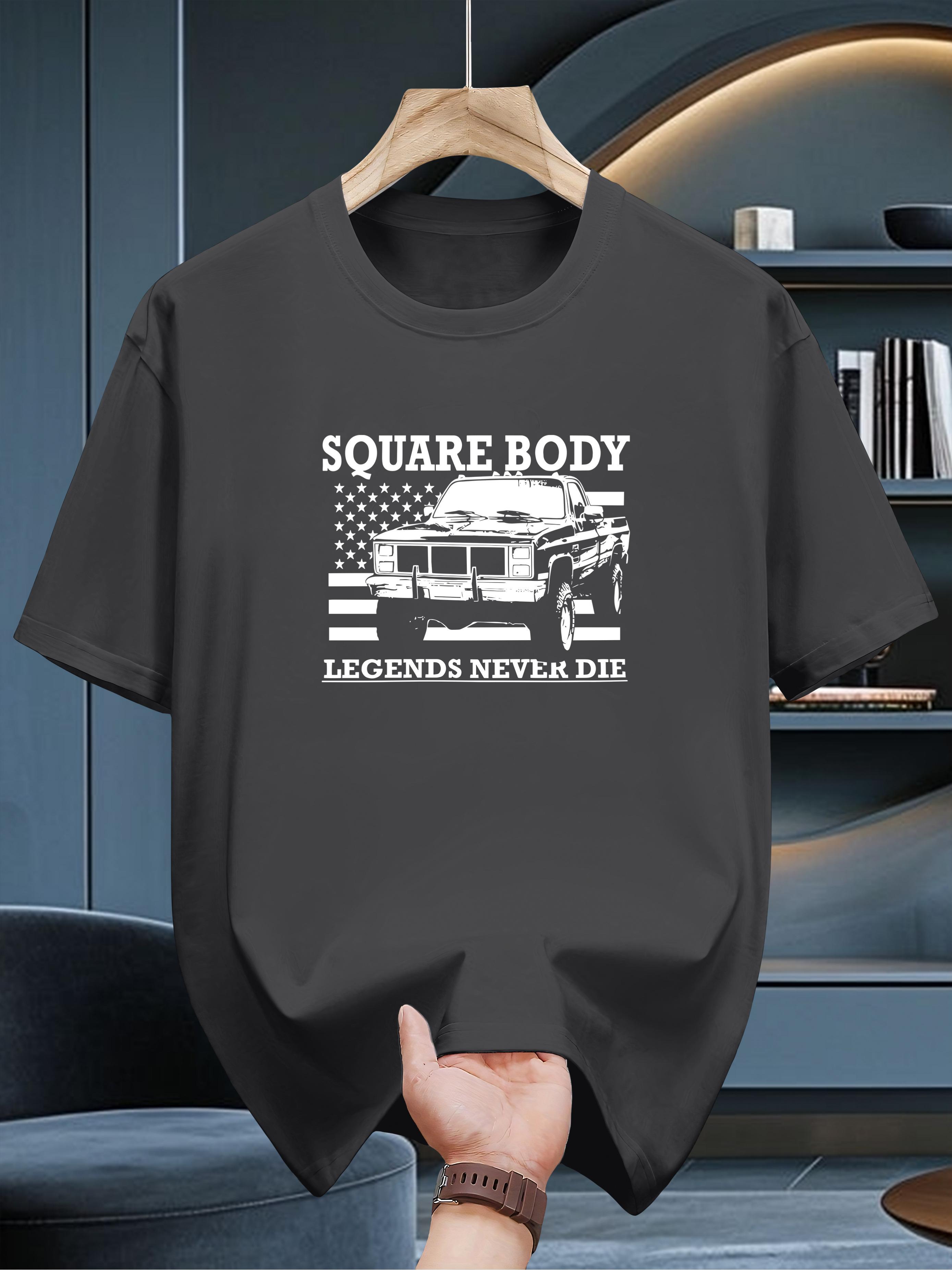 

Graphic T-shirt - SQUARE BODY LEGENDS NEVER DIE Design S
