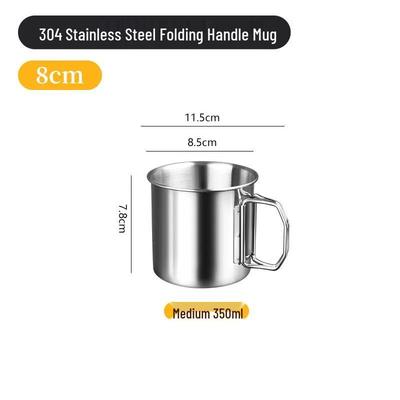 Mingjiang Chubang 304 Stainless Steel Portable Folding Water Cup