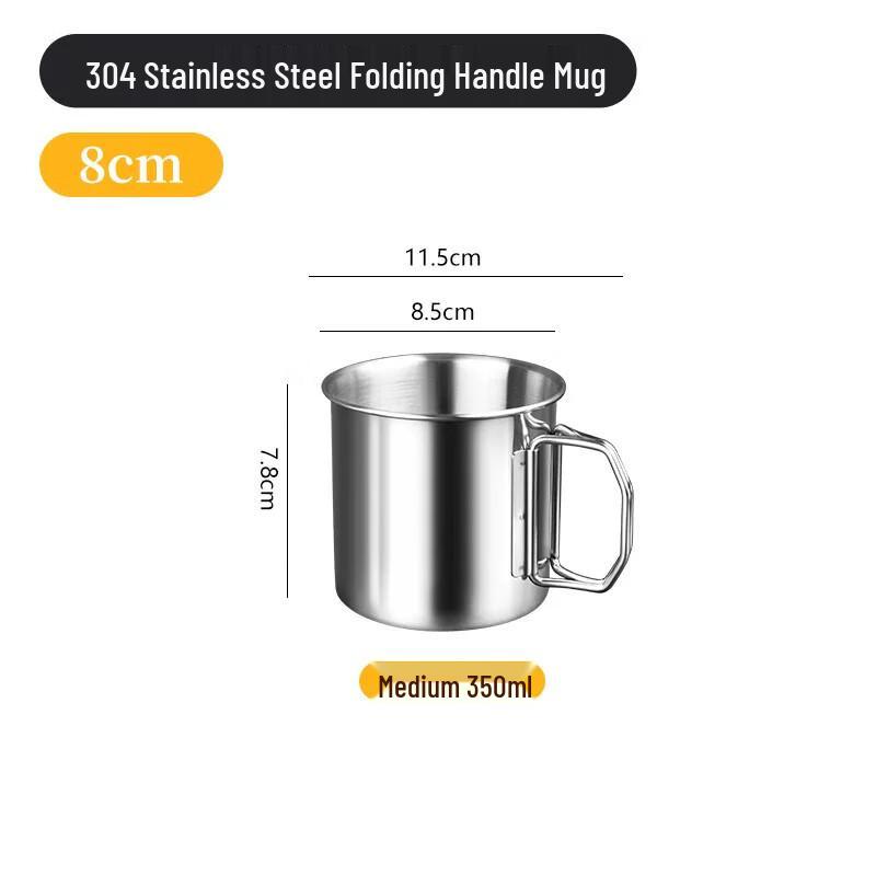 Mingjiang Chubang 304 Stainless Steel Portable Folding Water Cup