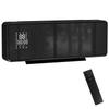 Ceramic Wall Heater 1000/2000W, Electric Radiator, Fan, Thermostat, Timer, 54x18.7x12.3cm, Black