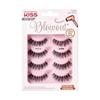 Cils - KISS - Pixie 02 - Multipack De 4 Paires - Volume Plein - Colle Incluse - Noir