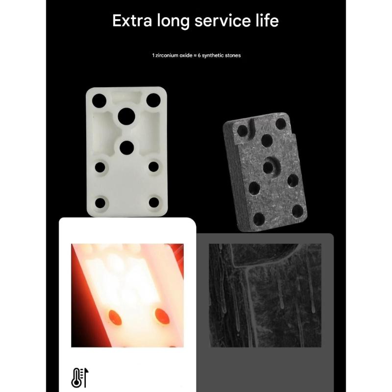 Efficient Heating Block Assembly for Lab H2D Right End Using Ceramic for Improved Print Quality