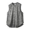 Men's Summer Ice Silk Plus Plus Fat Plus Quick Drying Sports and Fitness Running Sweatshirt with Camisole Vest