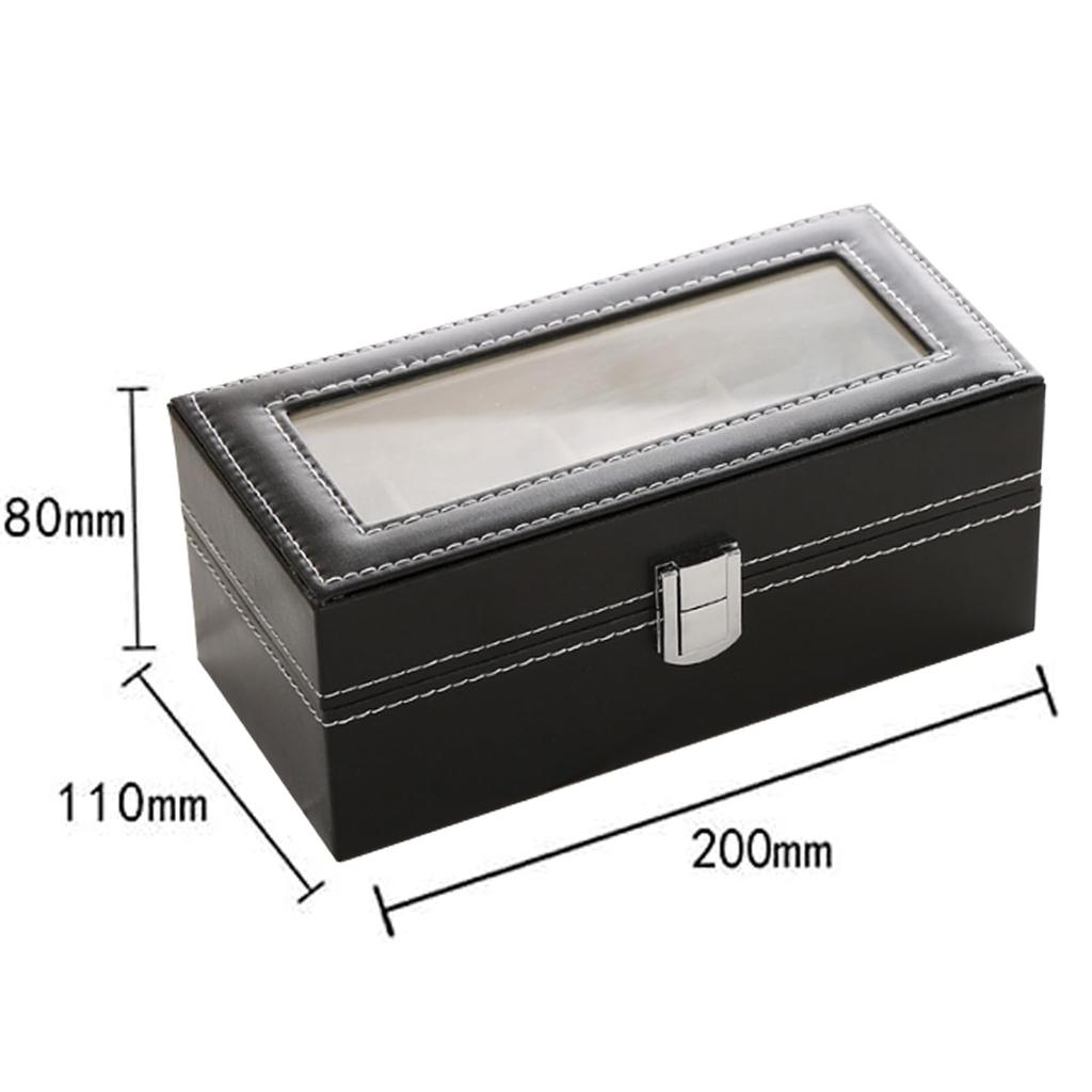 Iriwa Watch Storage Case, Collection Case, Watch Display Box, PU Leather, 2-Watch, 3-Watch, 4-Watch, 6-Watch Capacity, Portable, Single Watch