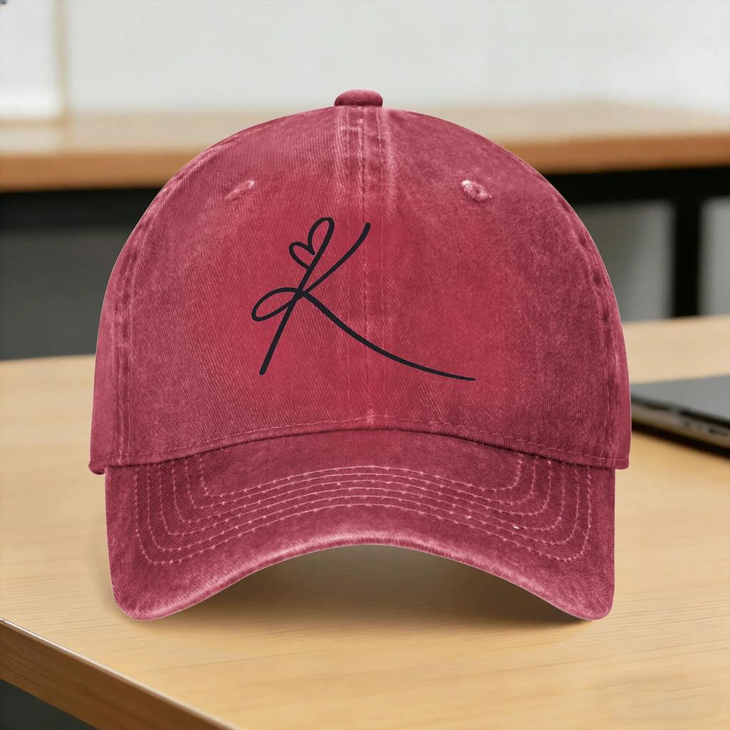 Kay Lovely Washed Baseball Cap Classic Sun Hip Hop Hats Summer FeUnisex Unisex Hunting Camping Snapback Cap