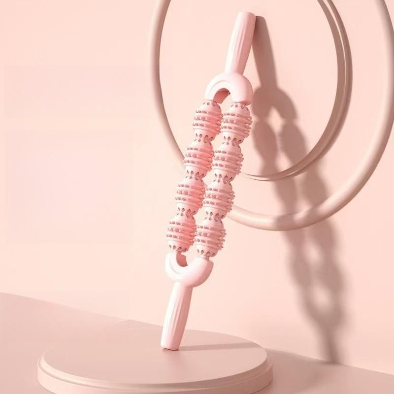 Wolfsbane Manual Cervical Massager Cervical Waist Back Leg Muscle Relaxation Roller Yoga Stick Muscle Fitness Equipment