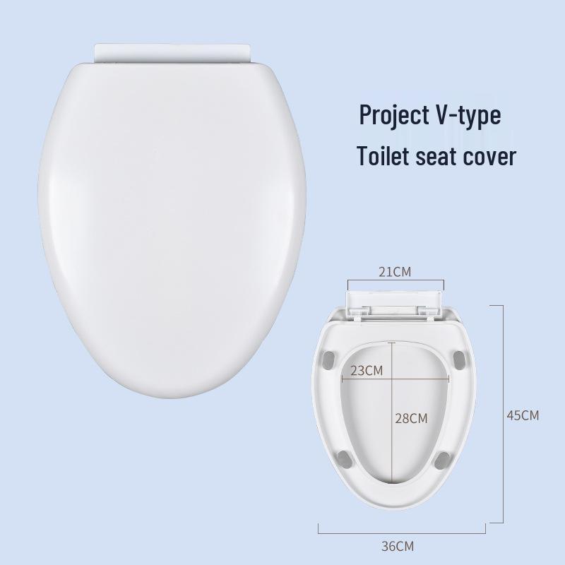 Universeller langsam schließender Schnellverschluss WC-Sitzbezug im altmodischen Stil mit verdicktem Deckel (U/V/O-Typ)