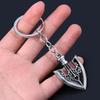Anime JOJO'S BIZARRE ADVENTURE Llaveros Kujo Jotaro Flecha Colgante de Metal Gargantillas Collares Encanto Joyería Regalo