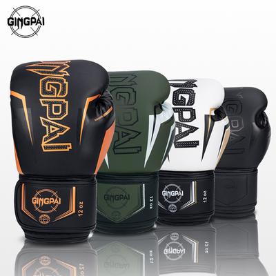 Voksen Professionel 8 -14Oz Boksetræningshandsker Pu Elastiske Boksehandsker Muay Thai Sanda Kæmpende Handsker Til Mænd Og Kvinder