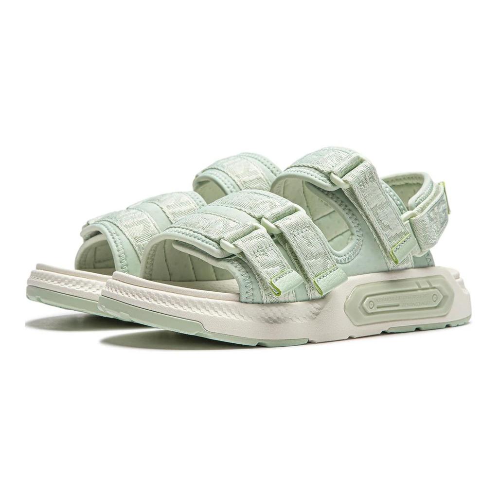 Li Ning Coka Young Comfortable Non-Slip Childrens Sandals Kids Sandals Green YKUU006-8
