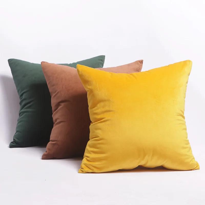 Jmg Clothing Unisex Velvet Cushion Cover Soft Pillow Cover 45X45 Cm Pillow Case For Living Room Sofa Decoration Nordic Home Decor Throw Pillow Cover